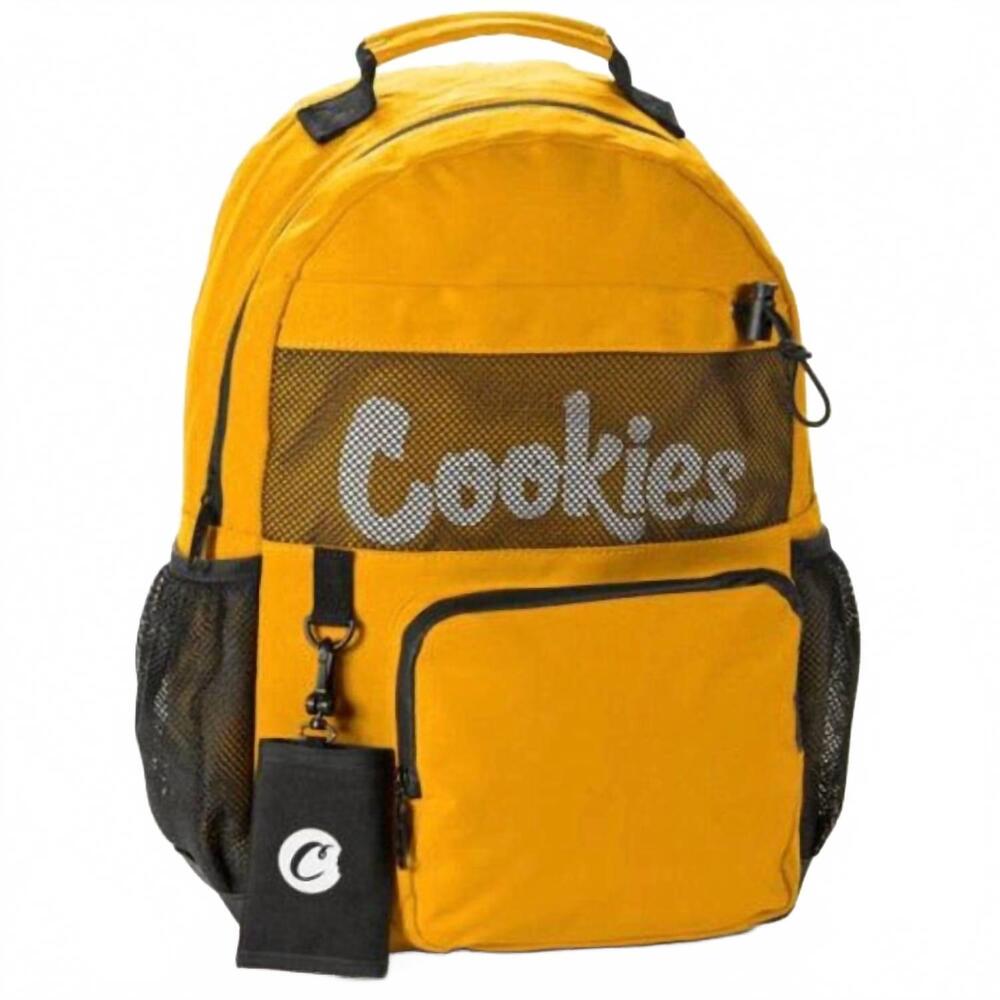 NEW COOKIES men's stasher backpack in yellow